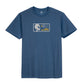 Strobe Badge Tee [Denim Blue]